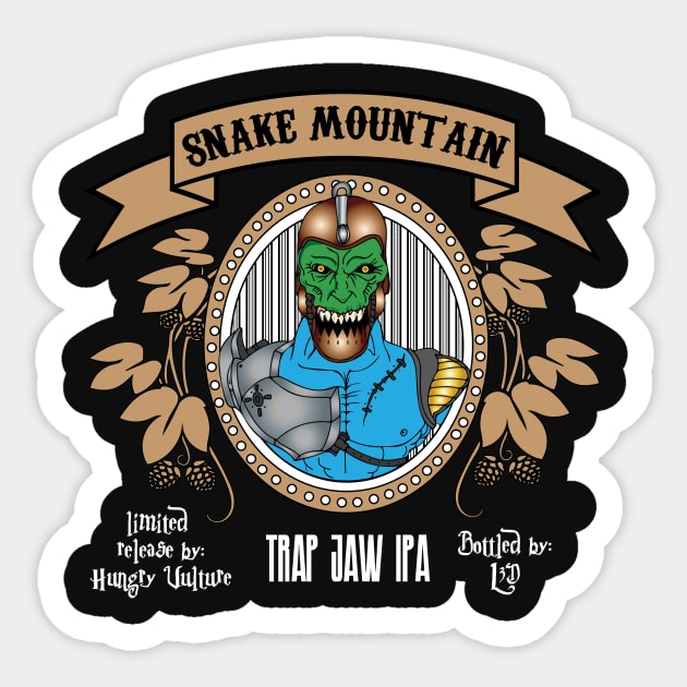 Snake Mountain Trap Jaw IPA Sticker by kcity58